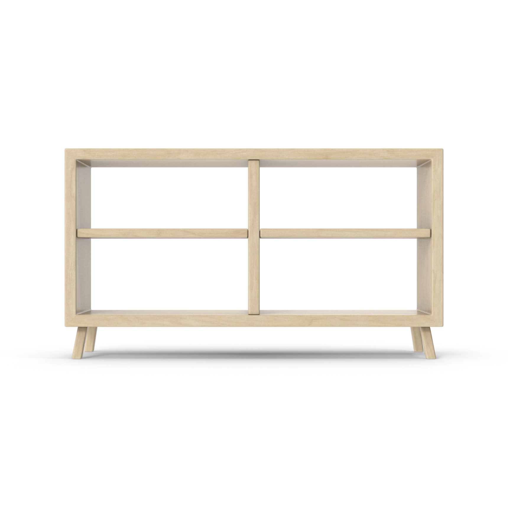Wooden quad-Shelf