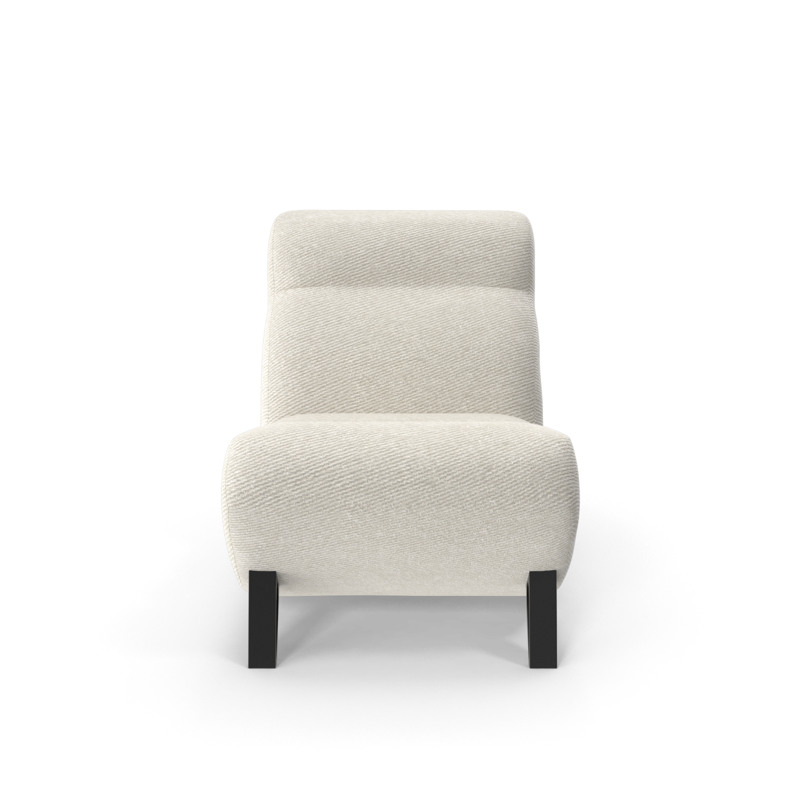 Plush White Chair